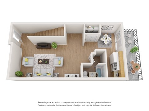 B3 Floor Plan at Wymberly Crossing, Texas, 75052